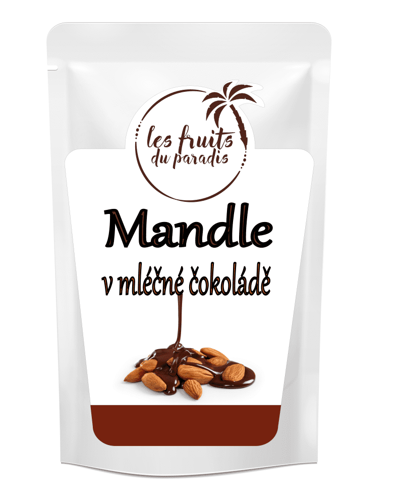 Fruits du Paradis Mandle v mliečnej čokoláde 100 g